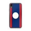 Coque iPhone - Drapeau Laos - iPhone XR - Souple - Multicolore - Design Vertical