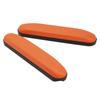 2 шт. накладки на руки для инвалидных колясок из искусственной кожи, мягкий удобный подлокотник, водонепроницаемый чехол на подлокотник, оранжевый
