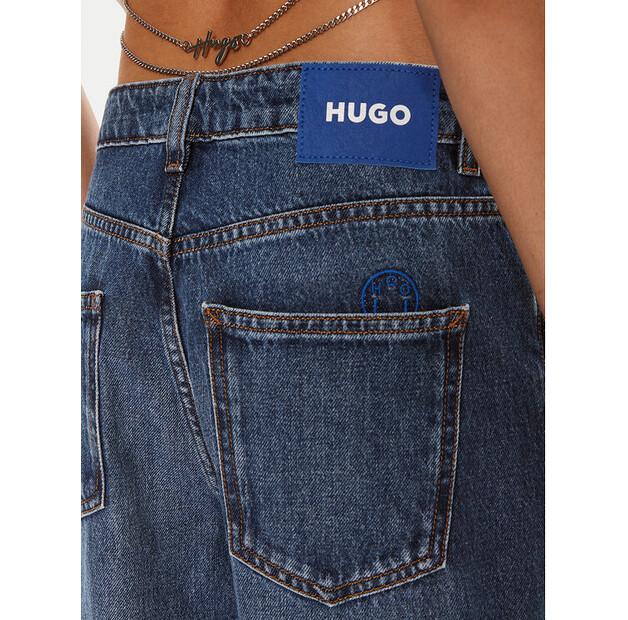 Джинсы Hugo Leni 50513698 синий Loose Fit