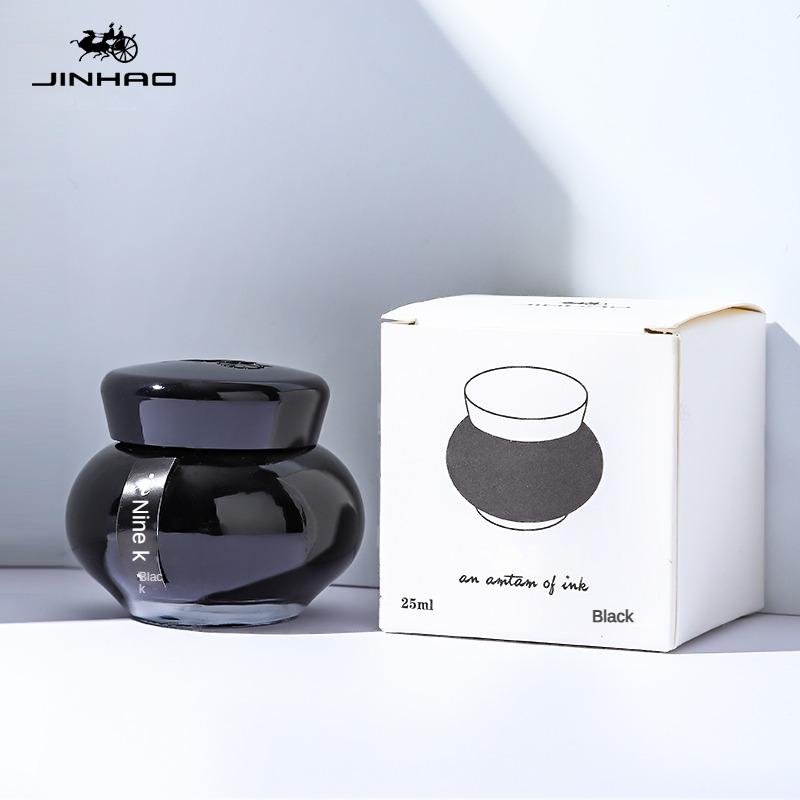 JINHAO 100/50 мл Неуглеродистый картридж-перо для перьевой ручки, сменный, чернила для перьевой ручки в стеклянной бутылке, школьные и офисные принадлежности, канцелярские товары