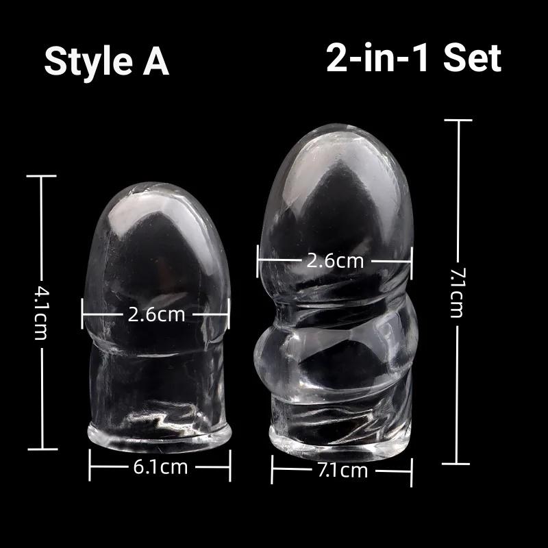 Задержка эякуляции Сексуальные товары для взрослых Десенсибилизированные частицы, покрытие головки, увеличение и утолщение пениса 2 шт.