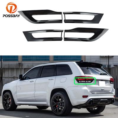 Задний фонарь автомобиля, глянцевая черная крышка, рамка для Jeep Grand Cherokee 2014 2015 2016 2017 2018 Экстерьер