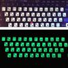 Fluorescent Luminous Keyboard Sticker for Multiple National Languages Luminous Alphabet Keyboard Film