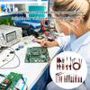 25Pcs Multimeter Test Leads with Wire Piercing Probes Clips Test Tweezer Test Leads Set for Digital Multimeter Testing