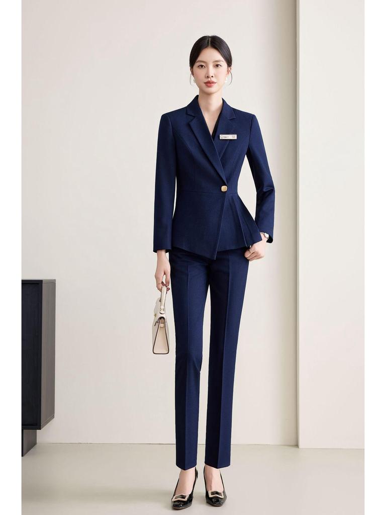 Женский профессиональный костюмный набор - Новинка Осень 2025 Формальная одежда для ювелирного магазина, салона красоты и ресепшена отеля