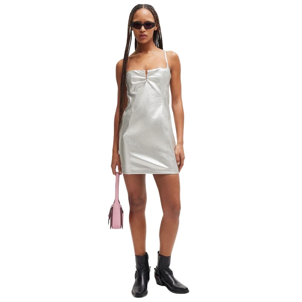 Hugo Женское/Дамское Мини-платье Kateresa-1 из Искусственной Кожи