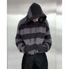 Unisex Winter Knit Sweater With Graphic Print Loose Fit Street Style Long Sleeve Pullover Teens