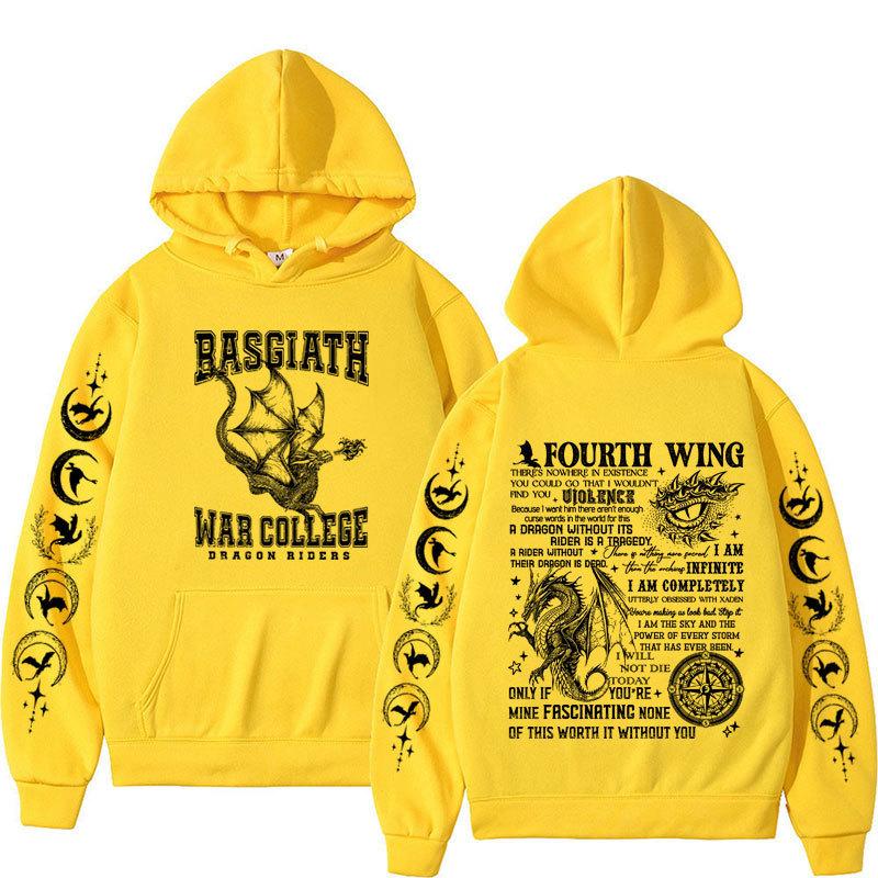 Fourth Wing Basgiath War College Hoodies The Emp
