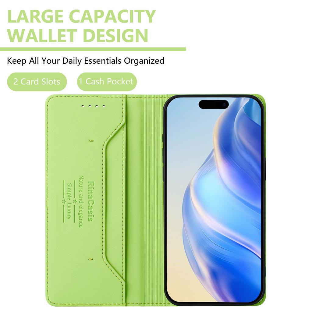 Роскошный кожаный чехол для UMIDIGI Bison X20/UMIDIGI G9/UMIDIGI A15 A15C A15T RFID-блокировка слотов для карт Магнитная подставка для притяжения Ударопрочный откидной чехол