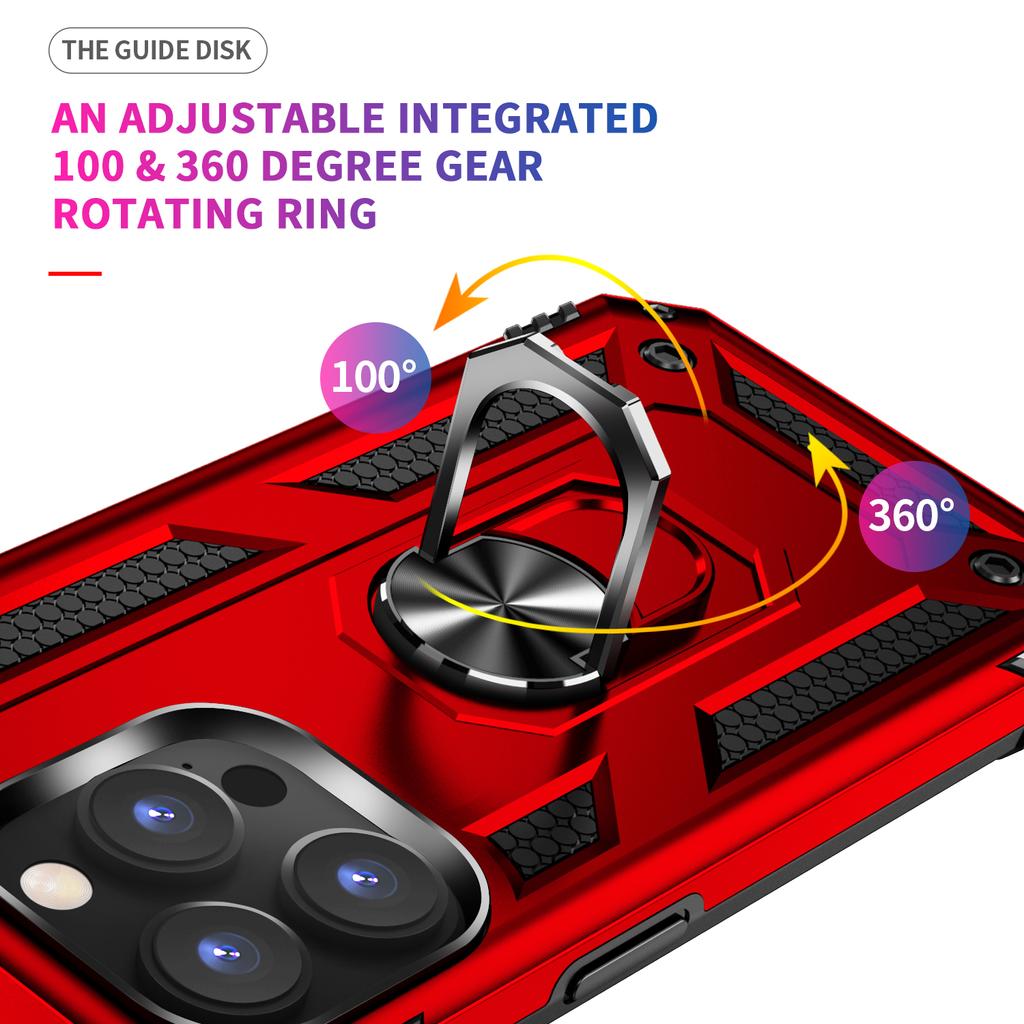 Magnetic Car Ring Holder Phone Cover For iPhone 14 13 12 11 Pro Max 13 12 Mini 14 Max Case For iPhone XR X XS Max 7 8 Plus Funda