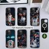 Basketballstar A-Anthony Edwards Phone Case For iPhone17,16,15,14,13,12,11 Plus,Pro Max Magnetic For Magsafe Wireless Charging