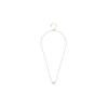 Dior 2010s Cd logo rhinestone necklace Women's N0717CDLCY-D301