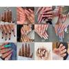 24pcs/Box Detachable Artificial Manicure Tool Nail Tips Wearable Coffin False Nails Fake Nails