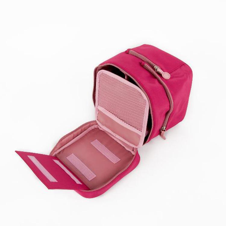 6 Compartment Travel Organizer Makeup Brush Set Case Cosmetic Vanity Bag with Inner Separated Compartment