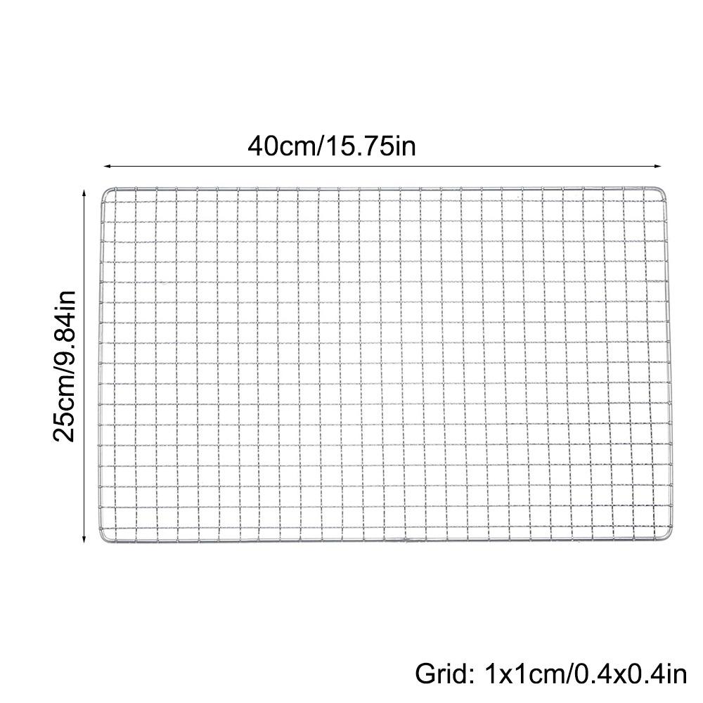 Reusable BBQ Roasting Rack Rectangular Baking Cooling Rack New Firewood Rack  Outdoor Barbeque Oven