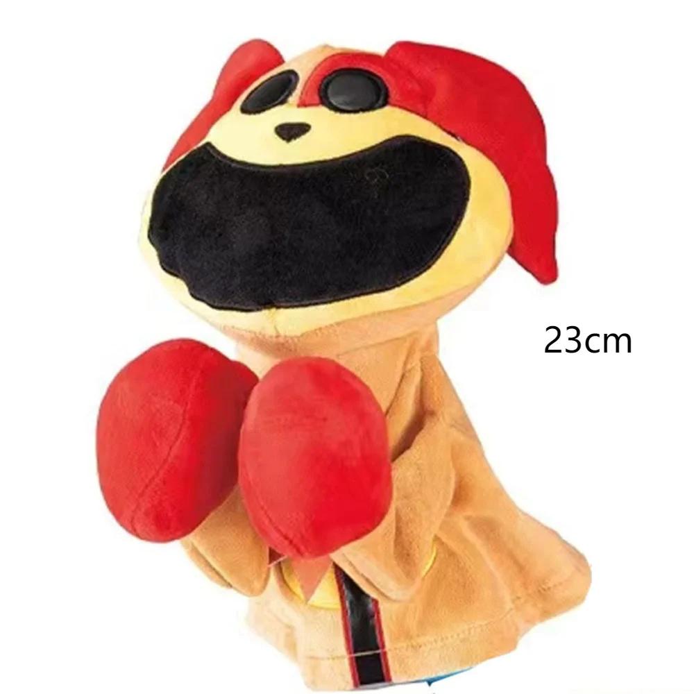 Smiling Critters Plush Cat Toy Puppet Hand Puppet Husky Boxing Puppet Finger Battle Sound Plush Toy Doll Birthday Gift