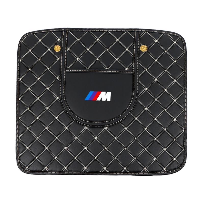 M ЛОГОТИП Автомобильные защитные коврики от ударов ногами PU Кожа Защитная накладка на спинку автосиденья для BMW M X6 X1 X2 X3 X4 X5 X7 E46 E39 E90 E36 E60 E34 E30 F30 E71 F10 F10 E34 E92