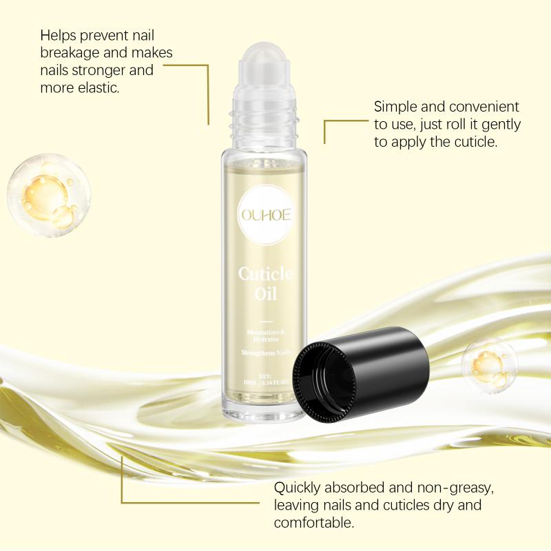 Nail Moisture Oil with Glycerin Aloe Vera Intensive Vitamin E Solution Heals Cuticle Restores Shine Post Polishing