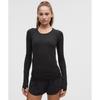 Lululemon Swiftly Tech Лонгслив 2.0 *Длина по бедрам Чёрный Чёрный
