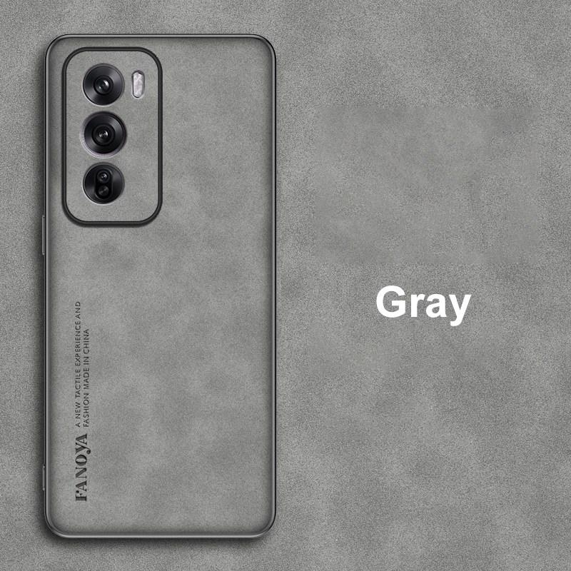 Для OPPO Reno 12 Pro Чехол Роскошный чехол из искусственной кожи для телефона OPPO Reno 12 5G Reno12 Pro Задняя крышка Матовый силиконовый Полная защита
