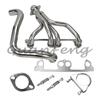 Комплект прокладок и труб выпускного коллектора для 1997 1998 1999 Для Jeep Wrangler TJ 2.5L L4 Нержавеющий выпускной коллектор с даунпайпом