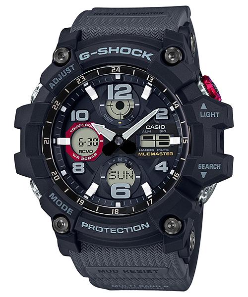 Casio Мужские часы G-SHOCK из нержавеющей стали, водонепроницаемость 200 м, аналоговые, ударопрочные, кварцевые, GWG-100-1A8