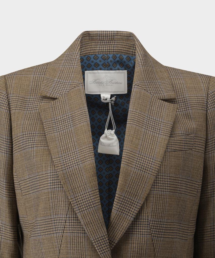 BROOKS BROTHERS [Women'S] Wool Check Jacket (Beige) (Bbjswff301)