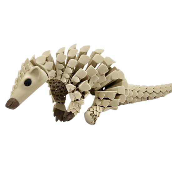 Орнамент в виде панголинов, напечатанный на 3D-принтере, изысканный дизайн, материал PLA, сложная скульптура панголина, игрушка для снятия стресса, шарнирная