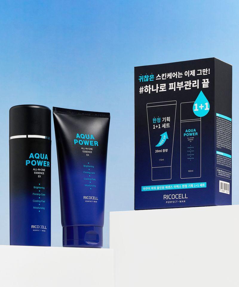 Men's Aqua Power All-in-One Essence Set (150ml+170ml)