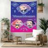 Demon Hunter Girls Custom Your Name Wall Decor Tapestry Art For Pet Memorial Birthdaywedding Party Backdrop Family Gift