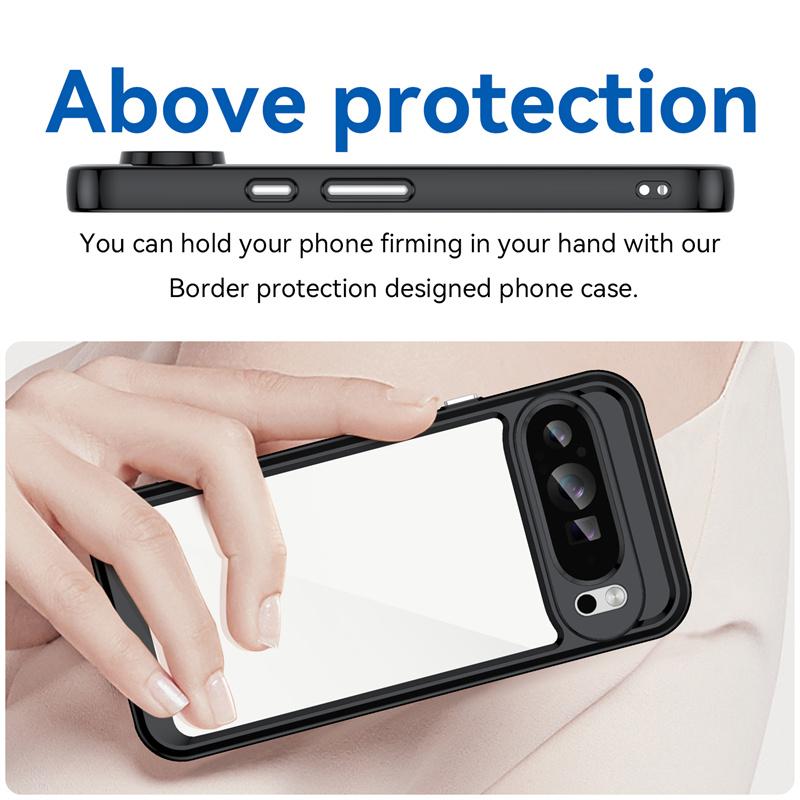 Transparent Colorful TPU Case for Google Pixel 10 9 Pro XL 9A 8A 8 Pro Protective Cover Clear Fundas Coque Capa