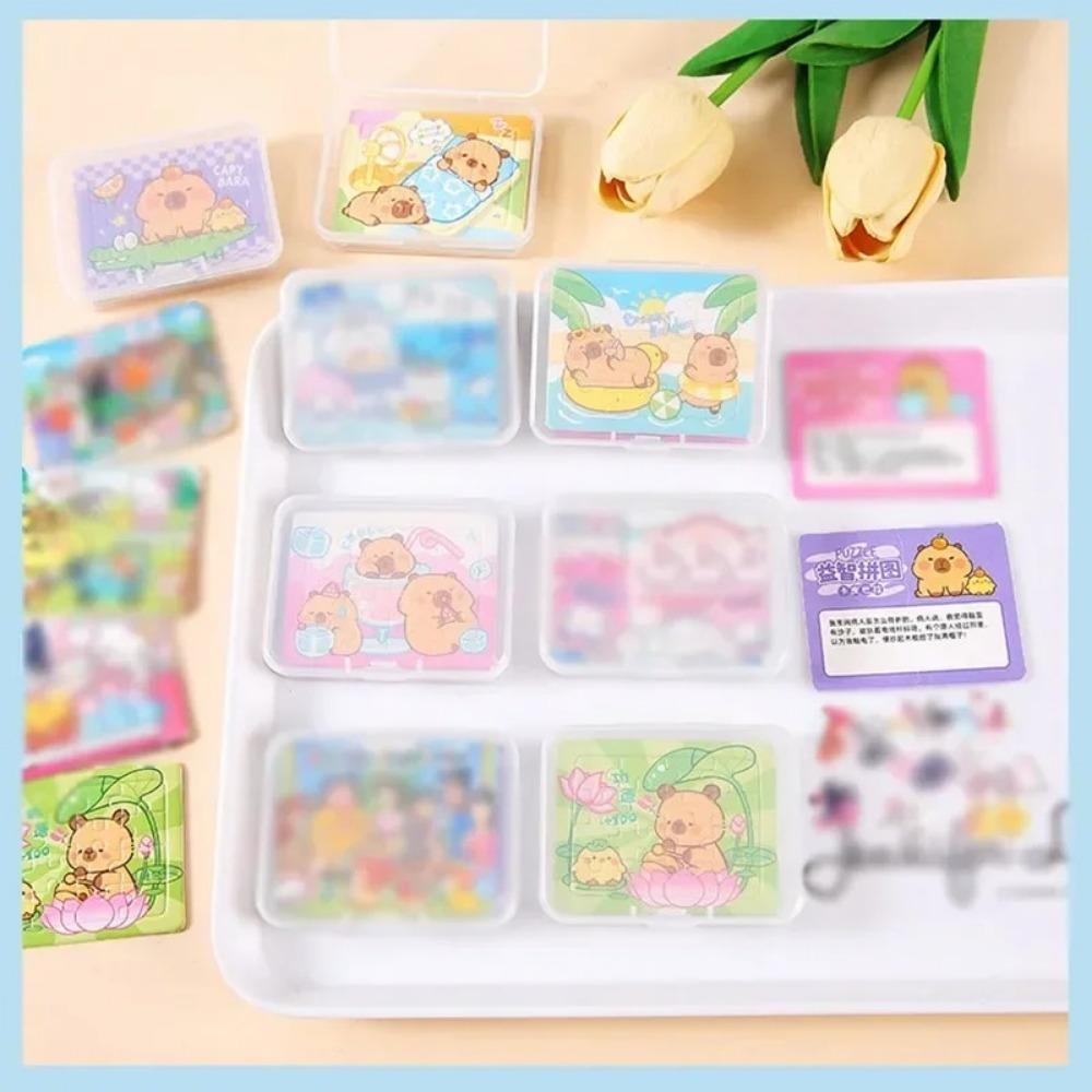 5PCS Animal Educational Toy Capybara Mini Puzzle New Jigsaw Puzzles Party Favors