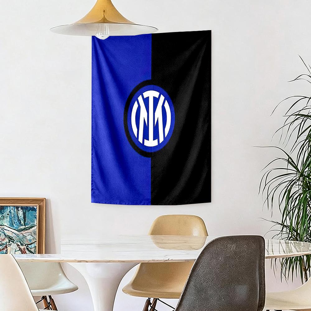 Inter Milan Wall Decor Tapestry Art For Pet Memorial Birthdaywedding Party Backdrop Family Gift