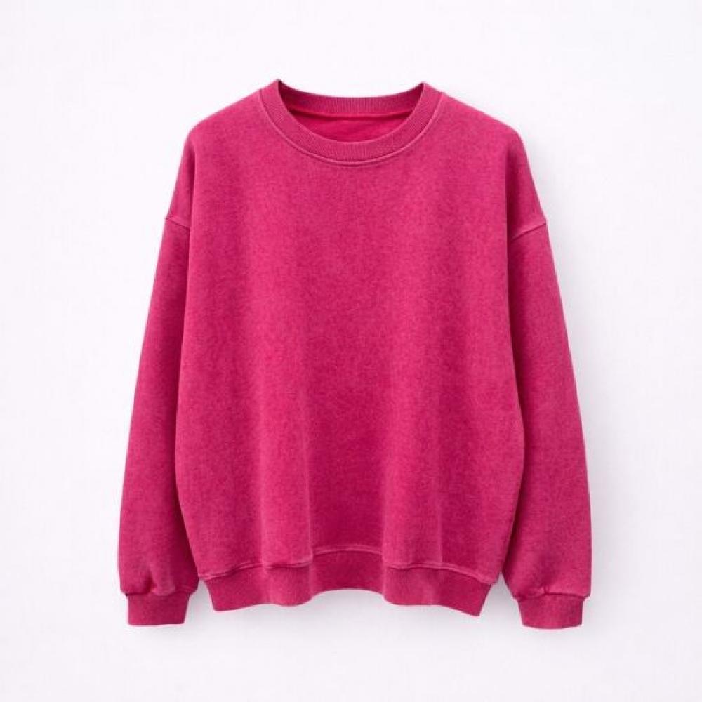 Mizqz Loose Fit Pigment Washing Sweatshirt