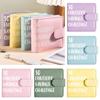 Save Money Mini Binder Savings Challenge PU Savings Challenges Sheets Gift Budget Binder Lovers