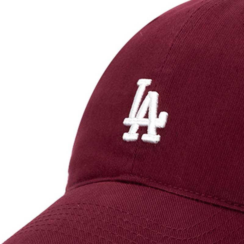 MLB Вышивка буквенного логотипа, хлопок, кепка с козырьком, одинаковый стиль для мужчин и женщин, бордовый 3ACP7701N-07WIS винный красный