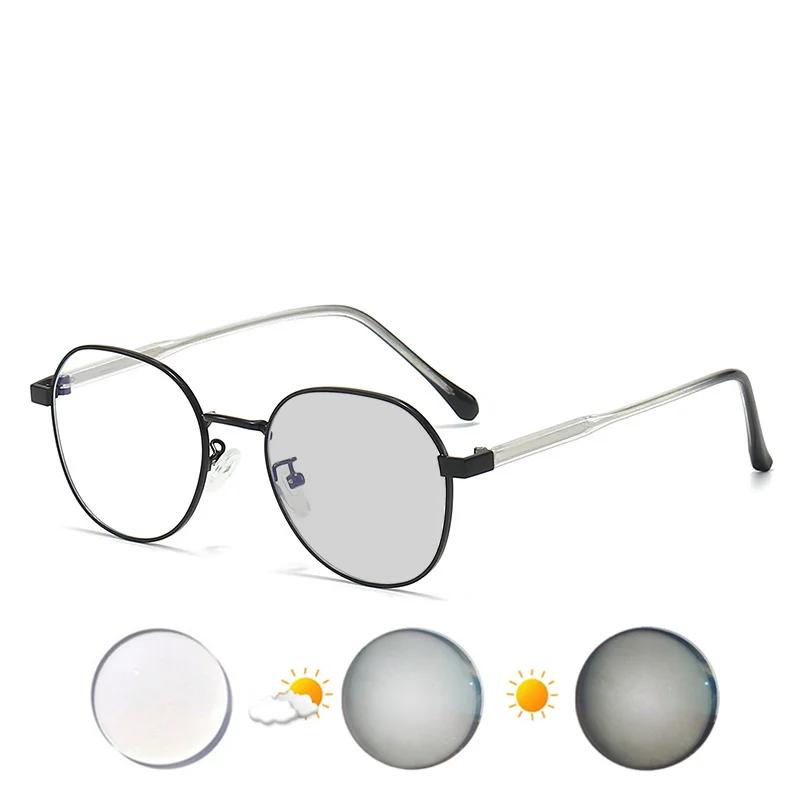 Prescription Myopia Glasses Sphere Custom -0.5 To -10 Men Women Photochromic Or Blue Light Blocking Lenses Cylinder Custom F613