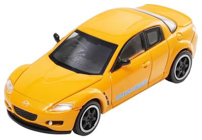 Литой Team DIECASTTEAM Масштаб 1/64 Mazda RX-8 (Правый руль) Готовое изделие желтого цвета LL-004-14