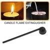 Bell Candle Extinguisher with Long Handle Polished Stainless Steel Tealight Candle Wick Flame Snuffer Putting Out Candle Stopper Candle Accessories
