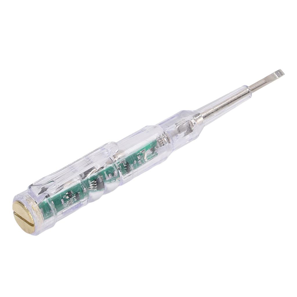 Voltage Tester Professional High Brightness Tri Color Electrical Tester Pen with Buzzer Alarm