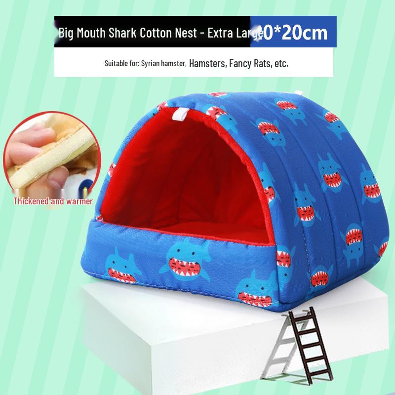 Зимнее теплое хлопковое гнездо для маленьких питомцев: Хомяки, Шиншиллы, Ежи, Белки и Кролики