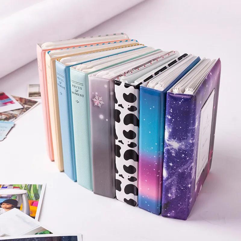 64 Pockets Mini Instant Polaroid Photo Album for 3 Inches Picture Case Storage Polaroid Fuji Instax Mini Film Home Family Memory