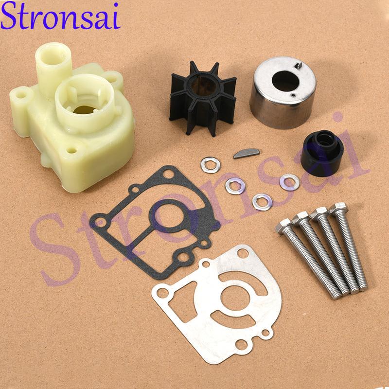 362-87322 Water Pump Repair Kit & Pump Case Upper 350-65016 46-803750 For Tohatsu 9.9-18HP Outboard Engine Mercury         5.0  