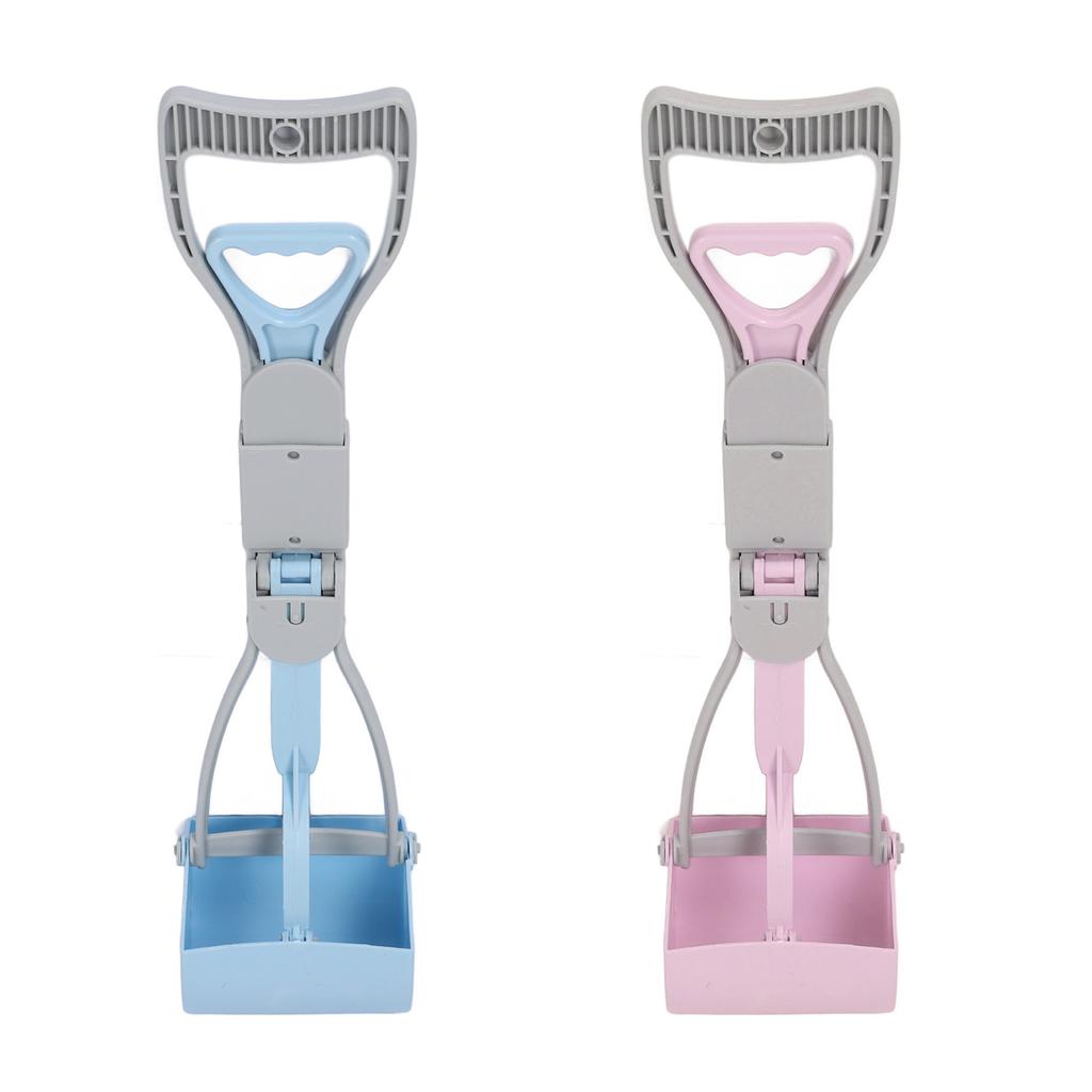 Non Breakable Pet Pooper Scooper for Dogs Long Handle High Strength Spring Large Poop Picker Upper F