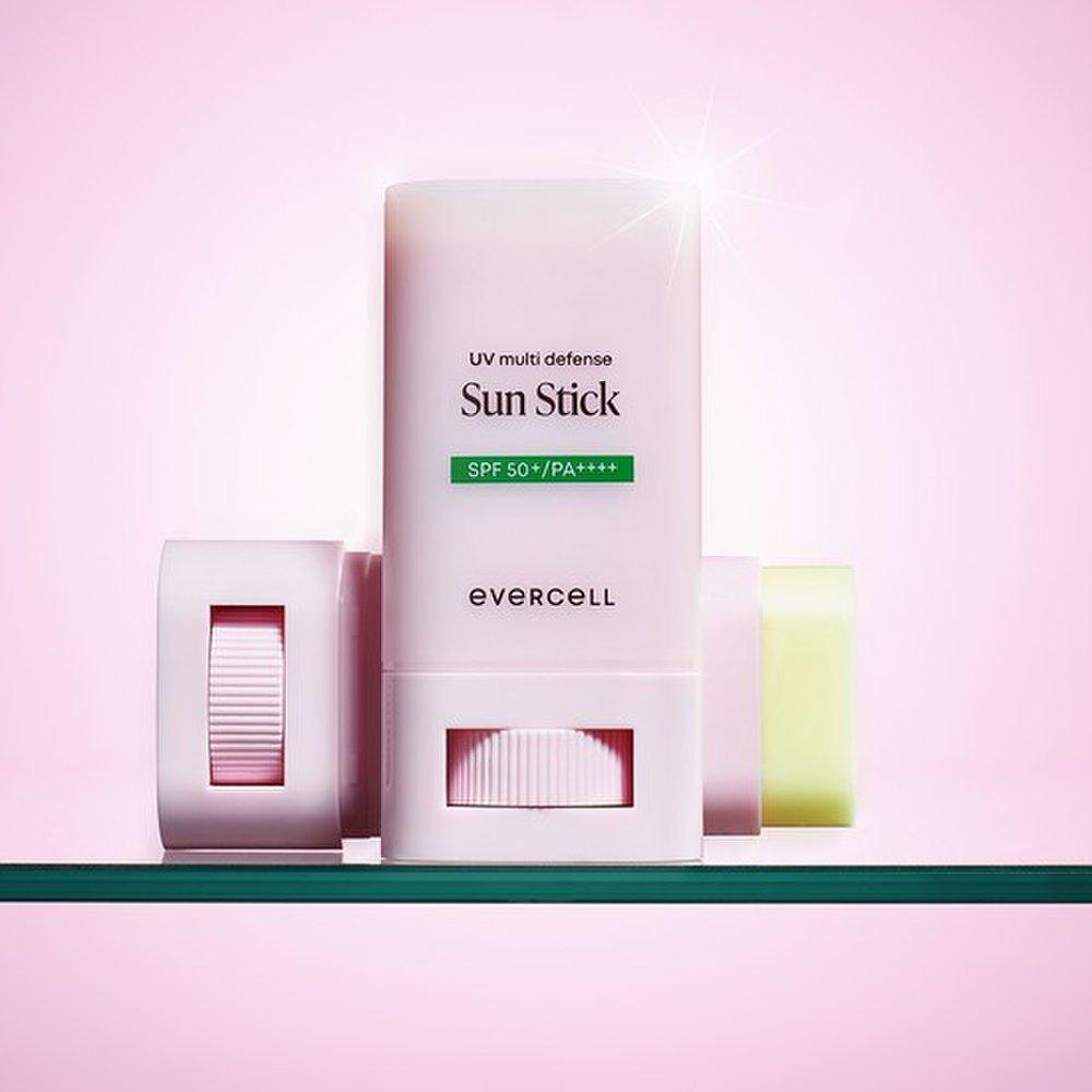 Evercell UV Multi Defense Sun Stick 18ml Organic Tea Soft Sun Stick Stem Cell Culture Media SPF50+