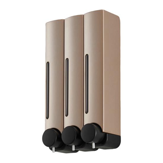 Shower Soap Dispenser Punching Free Wall-Mounted Shampoo Conditioner Dispenser Leakproof Easy To Refill