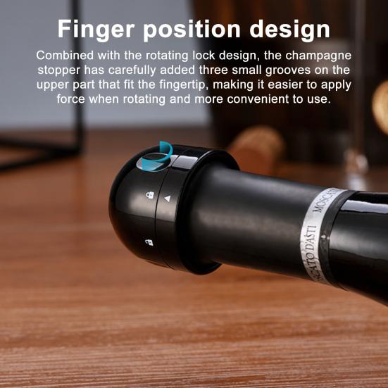 2 шт. Пробки для винных бутылок Мини вращающиеся для сохранения Шампанское Винная пробка Герметичные