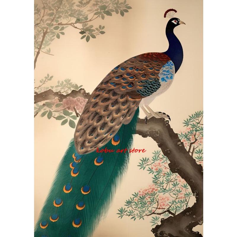 Traditional Japanese Ukiyo-e Lion Wolf Lynx Fox Vintage Animals Poster Print Canvas Painting Wall Picture for Room Home Decor