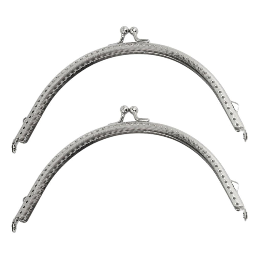 Изысканные узоры из 2 предметов, металлическая рамка для кошелька, застежка-поцелуй, замок, легко крепкий и долговечный, широко используемый