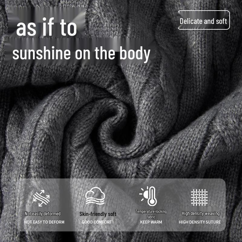 MINISO Мужской повседневный трикотажный кардиган с V-образным вырезом